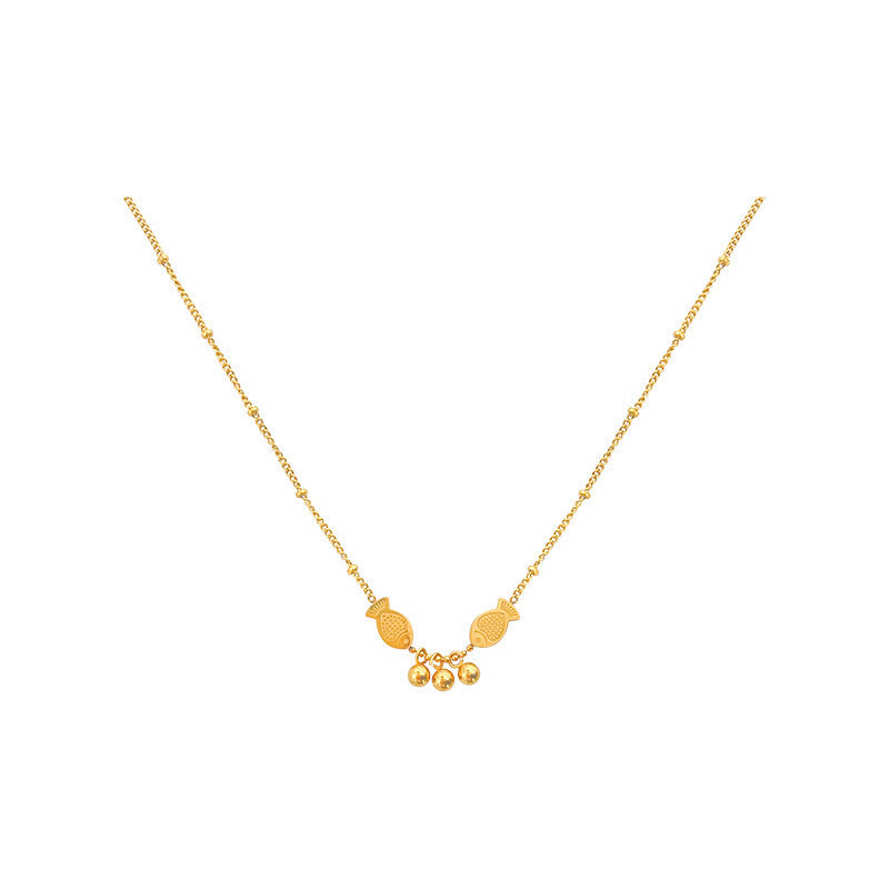 Pisces Titanium Steel Necklace
