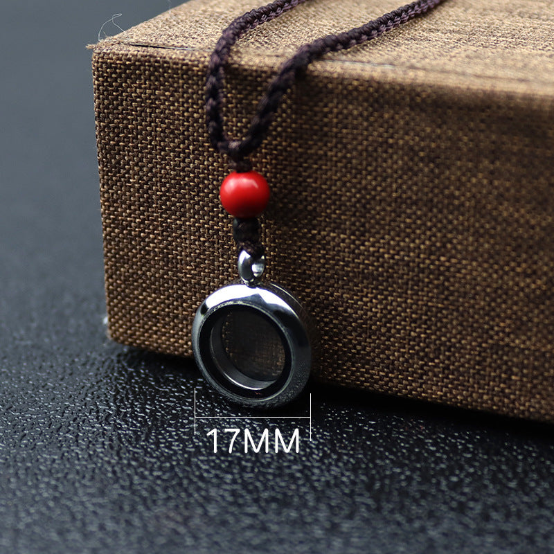 Buddha Cinnabar Bottle Necklace