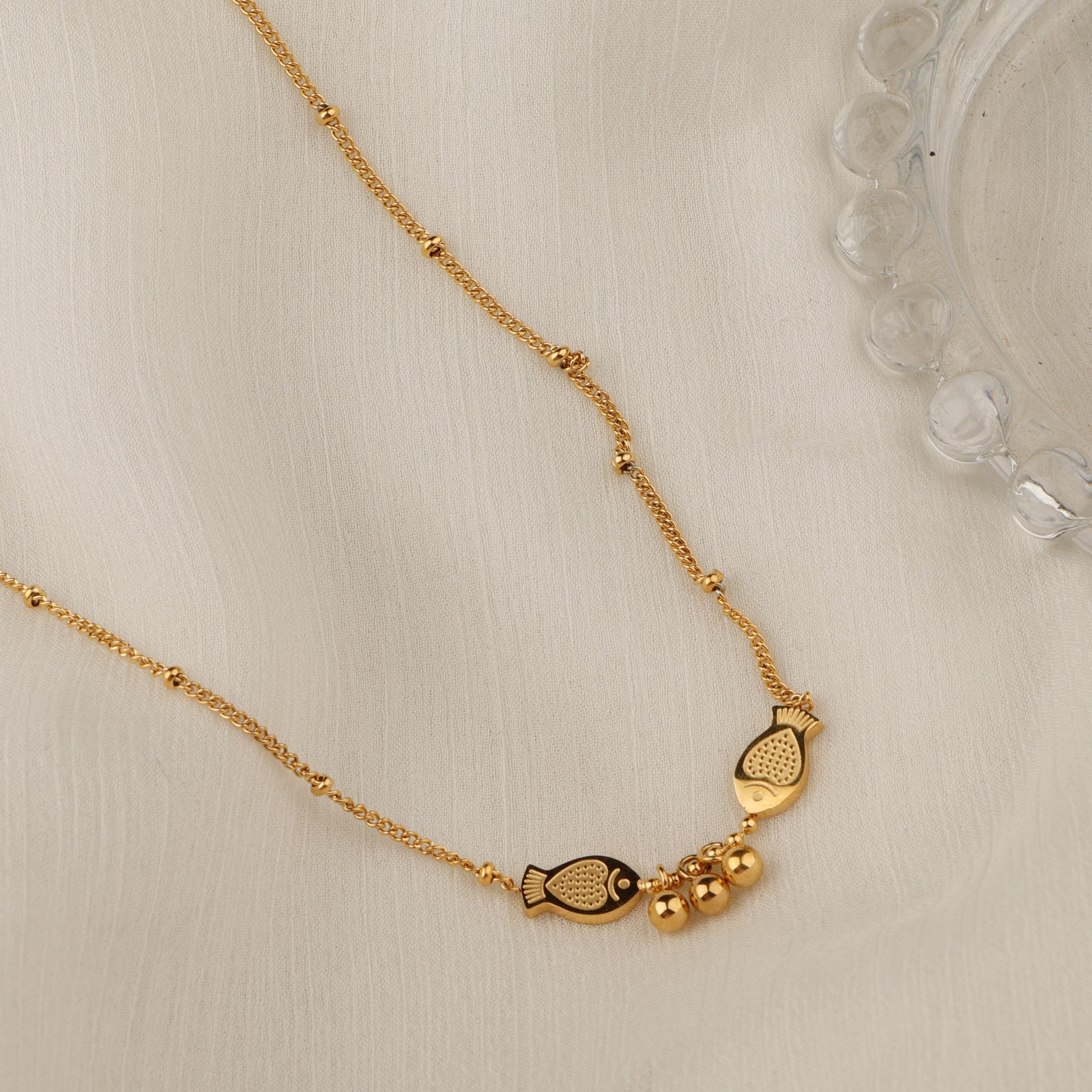 Pisces Titanium Steel Necklace