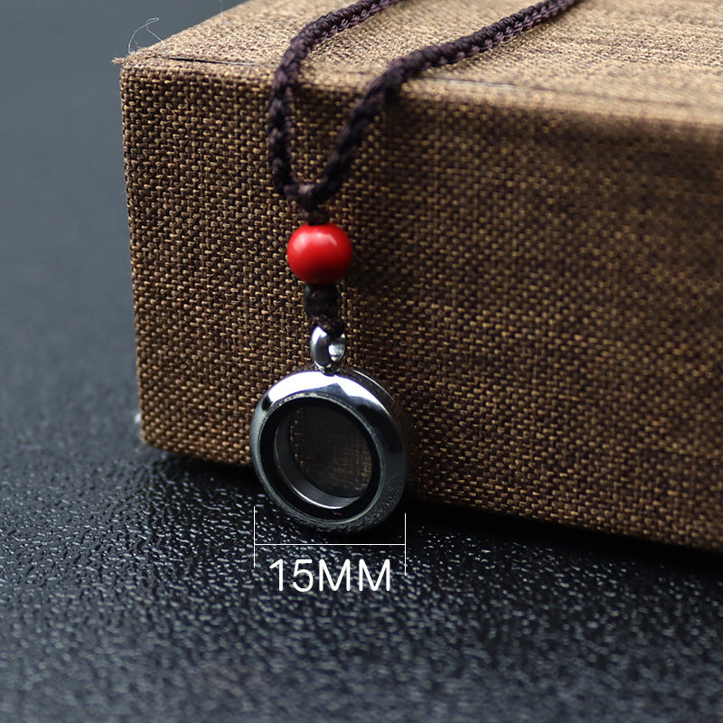 Buddha Cinnabar Bottle Necklace