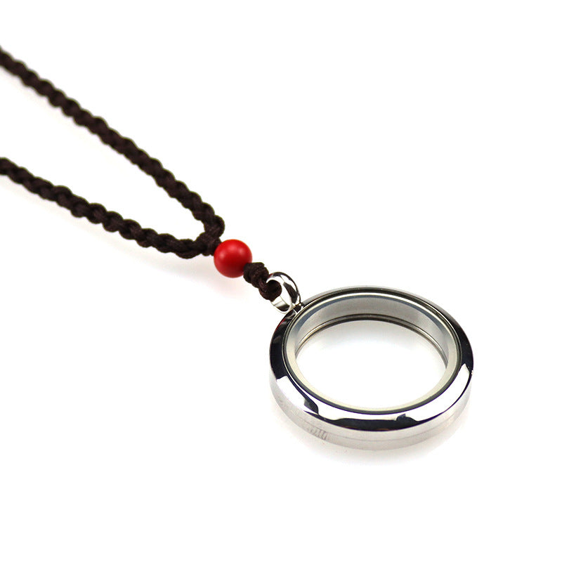 Buddha Cinnabar Bottle Necklace