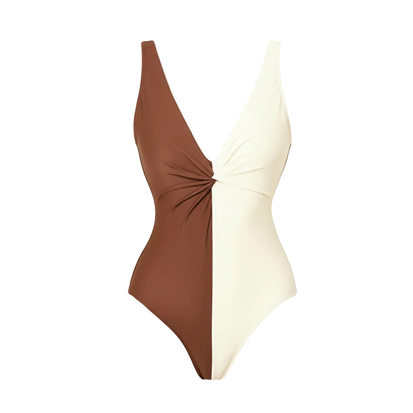 Color Block Bikini Set