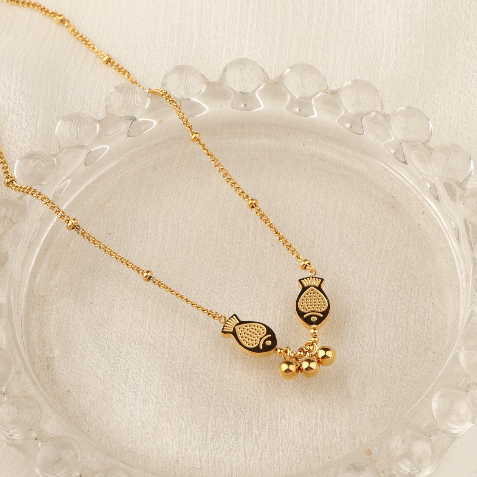 Pisces Titanium Steel Necklace