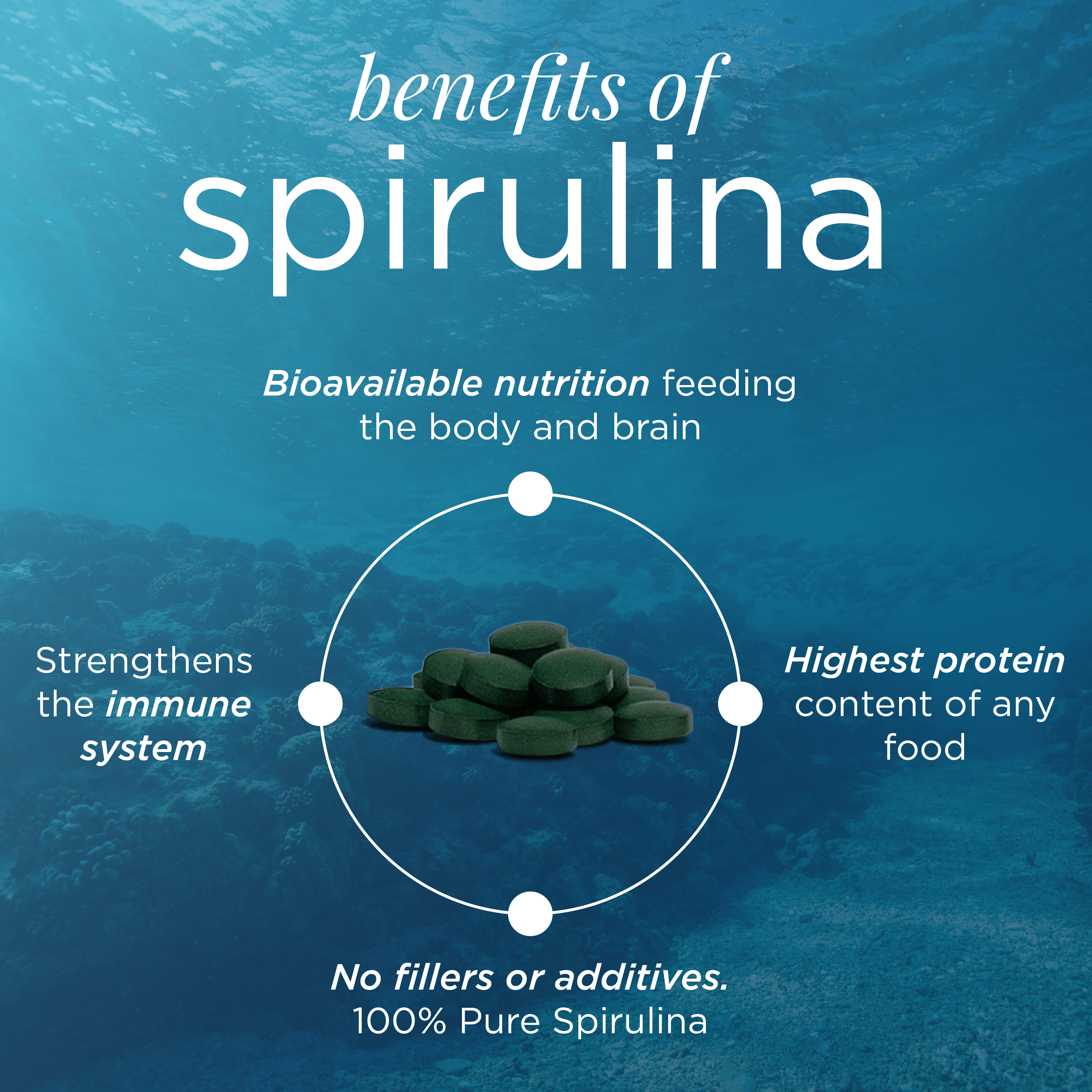 Spirulina Superfood Tabs