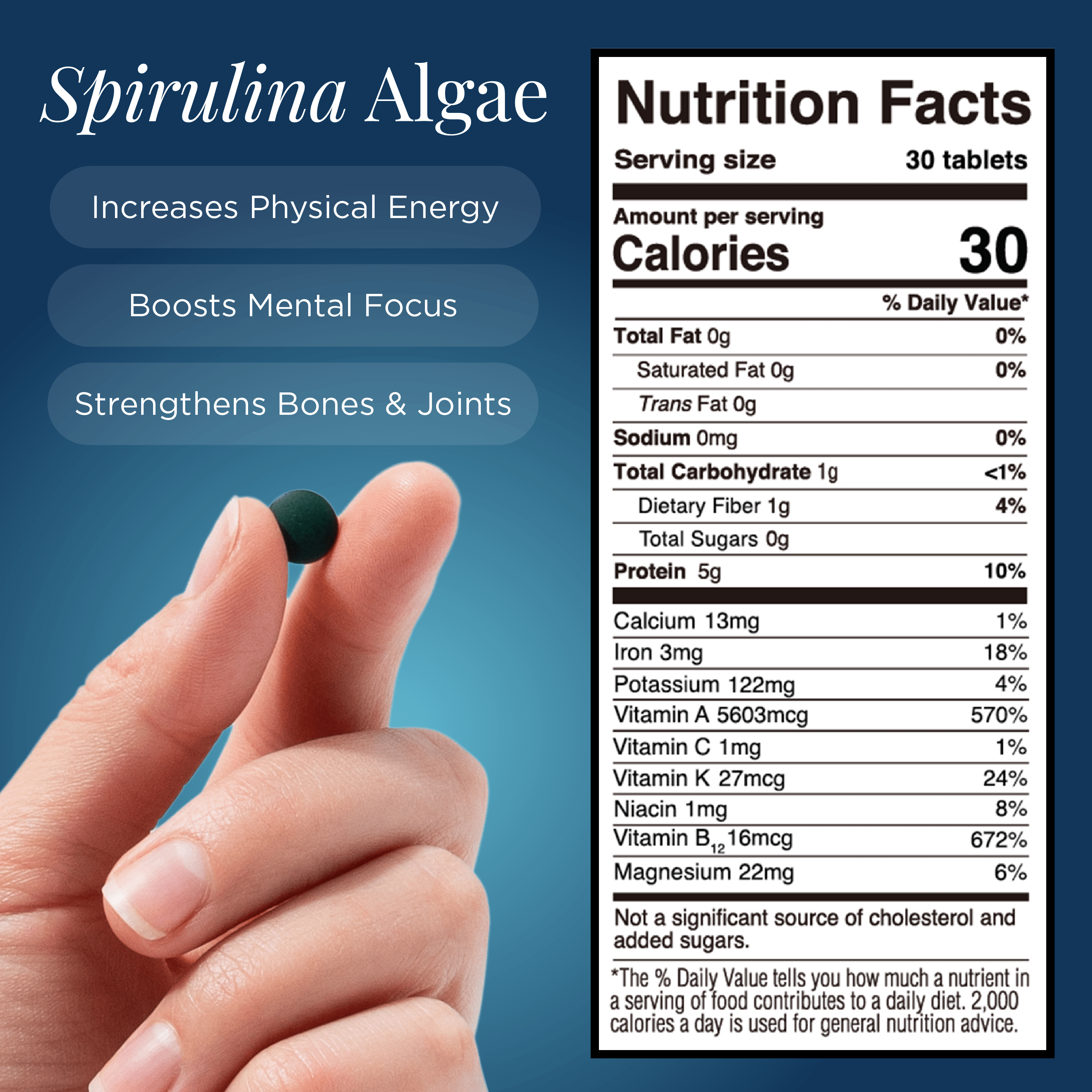 Spirulina Superfood Tabs